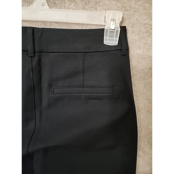 Old Navy High Rise Pixie Straight Ankle Pants Womens 6 Tall Black Stretch NEW - Picture 5 of 9